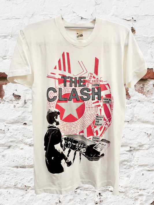 THE CLASH - RARE - Out of Control - 1984 - T-Shirt
