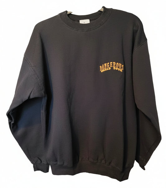 Michael Jackson Dangerous World Tour Mexico 1993 Crew Sweatshirt