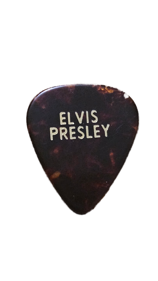 Elvis Presley (ZZ Top Provenance) — Tortoise Guitar Pick, ex-Showco Collection