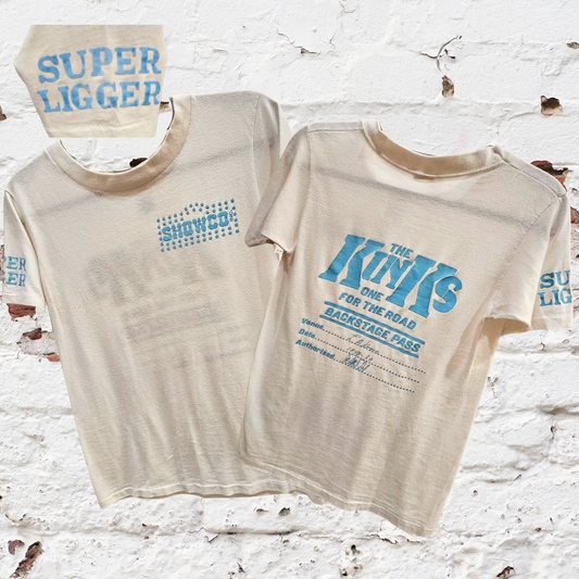 The Kinks 1980 Showco Super Ligger Tee
