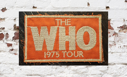The Who 1975 Tour Patch (original, unused)